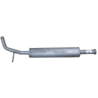 Резонатор (глушитель дополнительный) с бочкой Лада Икс-рей (алюминизированная сталь) (XS000120002084)