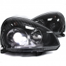 Фары передние с линзой BI-LED 2.5 Лада Приора (черные)