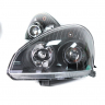 Фары передние с линзой BI-LED 2.5 Лада Приора (черные)