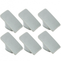 Заглушки поручня ВАЗ 2110-12, Лада Приора, Калина, Гранта, Шевроле Нива (6 шт, серая) (2110-8202043-10)