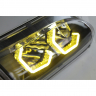 Фары передние с 4-мя LED линзами BMW, ангельскими глазками ВАЗ 2113, 2114, 2115 (оранжевый повторитель) Фары передние с 4-мя LED линзами BMW, ангельскими глазками ВАЗ 2113, 2114, 2115 (оранжевый повторитель)