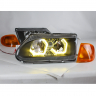 Фары передние с 4-мя LED линзами BMW, ангельскими глазками ВАЗ 2113, 2114, 2115 (оранжевый повторитель) Фары передние с 4-мя LED линзами BMW, ангельскими глазками ВАЗ 2113, 2114, 2115 (оранжевый повторитель)