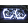 Фары передние с 4-мя LED линзами BMW, ангельскими глазками ВАЗ 2113, 2114, 2115 (оранжевый повторитель) Фары передние с 4-мя LED линзами BMW, ангельскими глазками ВАЗ 2113, 2114, 2115 (оранжевый повторитель)