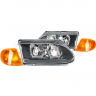 Фары передние с 4-мя LED линзами BMW, ангельскими глазками ВАЗ 2113, 2114, 2115 (оранжевый повторитель) Фары передние с 4-мя LED линзами BMW, ангельскими глазками ВАЗ 2113, 2114, 2115 (оранжевый повторитель)