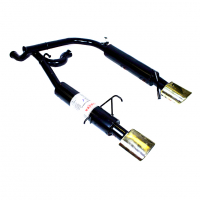 Глушитель основной "STINGER SPORT" ВАЗ 2113, 2114 раздвоенный (с насадками)