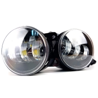 Светодиодные противотуманные фары (ПТФ) "LITE" 5 линз, 50W Лада Веста, Веста NG, Икс-рей, Урбан, Гранта ФЛ (белый)