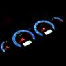 Комбинация приборов в стиле "Drive Active" (синяя, 2 окна, красные стрелки) ВАЗ 2110-12, 2113-15, Лада Нива 4х4, Шевроле Нива, Нива Тревел