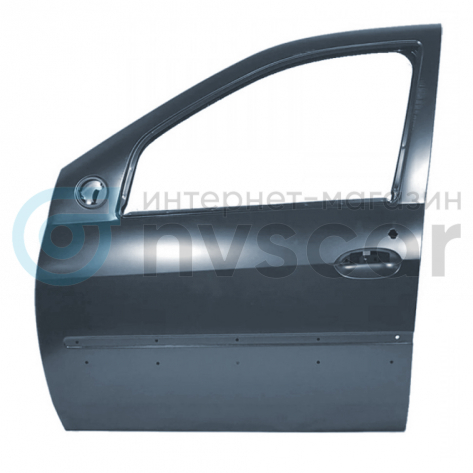 Передняя Оригинальная дверь левая под молдинг Лада Ларгус ФЛ (Борнео 633)