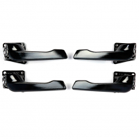 Внутренние ручки дверей (крючки) на Лада Приора (черный лак) (4шт)