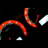 Комбинация приборов в стиле "Drive Active" (красная, 2 окна, красные стрелки) ВАЗ 2110-12, 2113-15, Лада Нива 4х4, Шевроле Нива, Нива Тревел