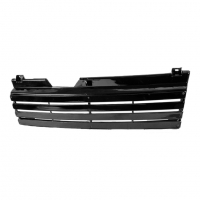 Решетка радиатора 4 лопасти с перемычками ВАЗ 2108, 2109, 21099 (черный лак)