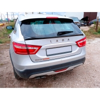 Лип-спойлер "ASM" "SW" Лада Веста СВ универсал (неокрашенный)