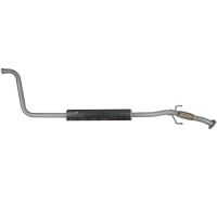 Резонатор (глушитель дополнительный) с бочкой "LECAR" Лада Веста, Веста NG (с 2018г.) (с гофрой) (LECAR018632702)