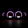 Комбинация приборов в стиле "Drive Active" (фиолетовая, 2 окна, красные стрелки) ВАЗ 2110-12, 2113-15, Лада Нива 4х4, Шевроле Нива, Нива Тревел