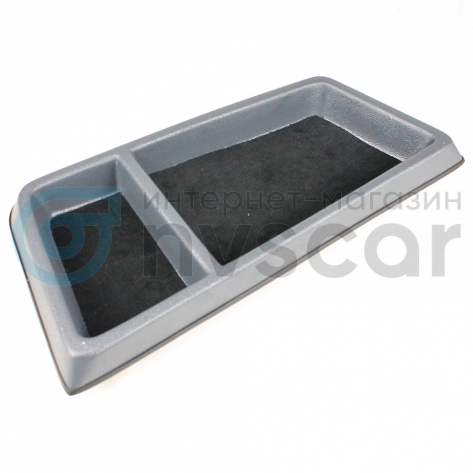 Органайзер (полка) на панель приборов Газель Некст (серая)