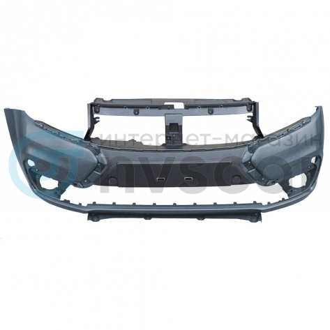 Бампер передний оригинальный под ПТФ "ППИ" Лада Ларгус ФЛ Кросс (Борнео 633)