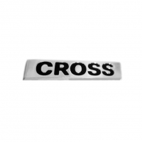 Шильдик cross Лада Ларгус Кросс (хром с черным)