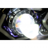 Фары передние BI-LED с ДХО в стиле BMW Лада Калина (черные)