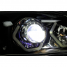 Фары передние BI-LED с ДХО в стиле BMW Лада Калина (черные)