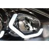 Фары передние BI-LED с ДХО в стиле BMW Лада Калина (черные)