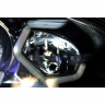 Фары передние BI-LED с ДХО в стиле BMW Лада Калина (черные)