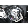 Фары передние BI-LED с ДХО в стиле BMW Лада Калина (черные)