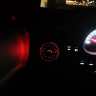 Боковые сопла панели приборов в стиле AMG для ВАЗ 2110, 2111, 2112 европанель (красная подсветка)