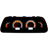 Комбинация приборов в стиле "Camry" (красная, 2 окна, красные стрелки) ВАЗ 2110-12, 2113-15, Лада Нива 4х4, Шевроле Нива, Нива Тревел