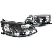 Фары передние BI-LED Лада Калина-2 (черные)