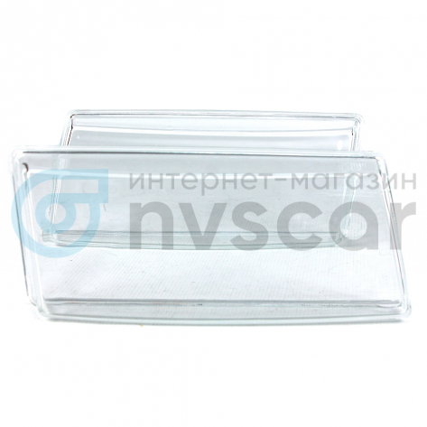 Стекла (рассеиватели) передних фар (комплект) "гладкие" ВАЗ 2110, 2111, 2112 (прозрачные)