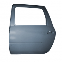 Задняя Оригинальная дверь под стекло левая под молдинг Лада Ларгус (Борнео 633)