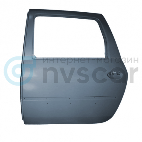 Задняя Оригинальная дверь под стекло левая под молдинг Лада Ларгус (Борнео 633)
