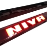 Накладка (сабля) на крышку багажника "Sal-Man" "NIVA" (с подсветкой) Лада Нива 4х4
