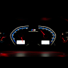 Комбинация приборов в стиле "BMW M" (синяя, 2 окна, красные стрелки) ВАЗ 2110-12, 2113-15, Нива 4х4, Шевроле Нива, Нива Тревел