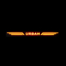 Накладка (сабля) на крышку багажника "Sal-Man" "URBAN" (с подсветкой) Лада Нива 4х4