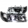 Фары передние BI-LED (хром) ВАЗ 2110, 2111, 2112 (тонированный повторитель)