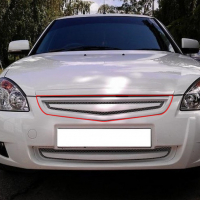 Решетка радиатора Вега Лада Приора 2 (окрашенная)