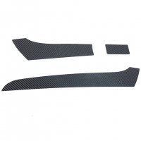 Наклейки молдингов панели приборов Лада Гранта, Калина-2 (карбон 4D) (pg3728)