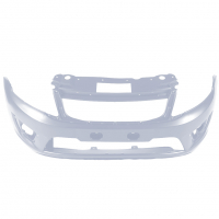 Бампер передний под ПТФ "Кампласт" Лада Гранта лифтбек (Платина 691)