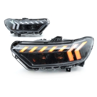 Фары передние в стиле AUDI c 4-мя BI-LED линзами и матричным ДХО Лада Нива Тревел