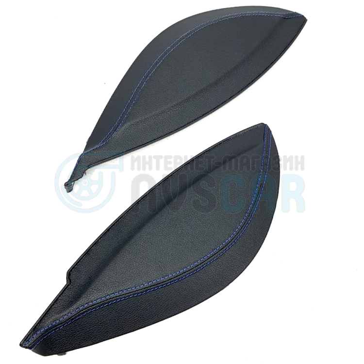 Заглушки панели приборов боковые (эко-кожа со строчкой) Лада Гранта ...
