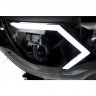 Фары передние Black в стиле AMG c 4-мя BI-LED 1.8 линзами и ДХО Лада Веста (черные)