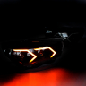 Фары передние Black в стиле AMG c 4-мя BI-LED 1.8 линзами и ДХО Лада Веста (черные)