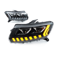 Фары передние в стиле AUDI c 4-мя BI-LED линзами и матричным ДХО Лада Ларгус ФЛ