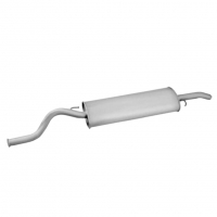 Глушитель основной Лада Приора (ВАЗ 2170, 2171) (без насадки) (алюминизированная сталь) (21700120001083)