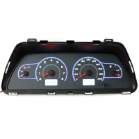 Комбинация приборов "волна" (синяя, 2 окна, красные стрелки) ВАЗ 2110-12, 2113-15, Лада Нива 4х4, Шевроле Нива, Нива Тревел