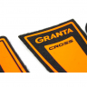 Коврики тоннеля пола с неоновым логотипом "Granta Cross" (оранжевые) (pg3644)