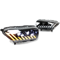 Фары передние в стиле AUDI c 4-мя BI-LED линзами и матричным ДХО Лада Икс-Рей