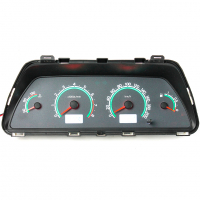 Комбинация приборов (зелено-белая, 2 окна, красные стрелки) ВАЗ 2110-12, 2113-15, Лада Нива 4х4, Шевроле Нива, Нива Тревел