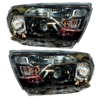 Фары передние c BI-LED 2.0 линзами Лада Веста (черные)